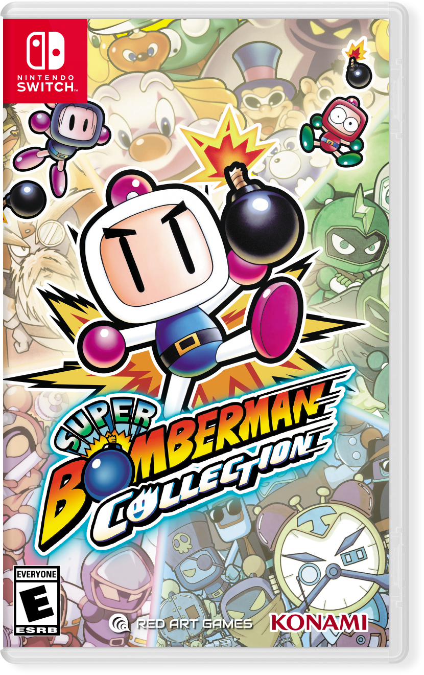 Nintendo Switch  
Super Bomberman R: The Collection  
Everyone  
ESRB  
Red Art Games  
Konami