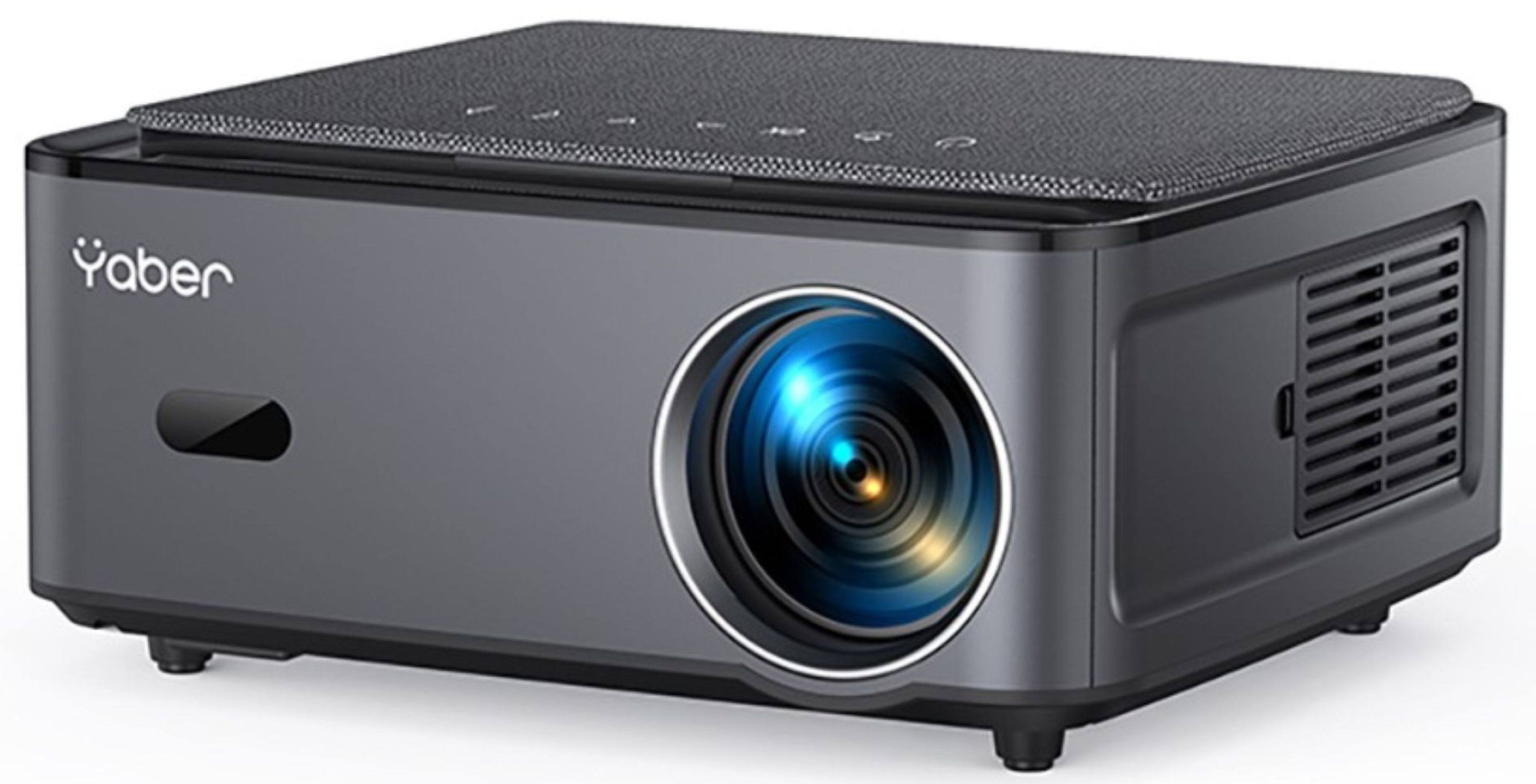 Angle. Yaber - Yaber - Pro U6 4K Projector Bluetooth WiFi, 500 ISO,1080P 4D&4P Keystone Correction,500" Giant Screen Projector - Black - Black.