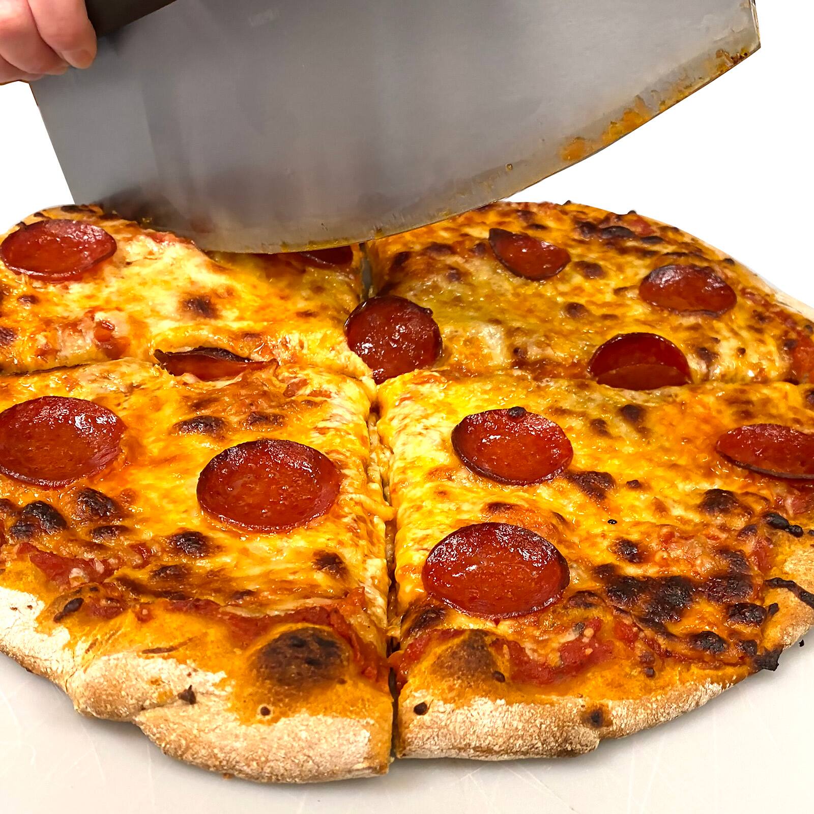Alt View 1. Norpro - Grip EZ Multi Use Rocking Pizza Cuttler, Stainless Steel - Black.