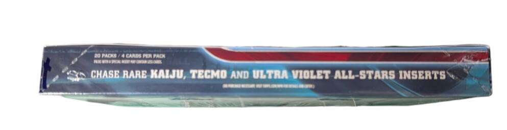 20 PACKS 4 CARDS PER PACK PACKS WITH A SPECIAL INSERT MAY CONTAIN RARE KAIJU, TECMO AND ULTRA VIOLET ALL-STARS INSERTS