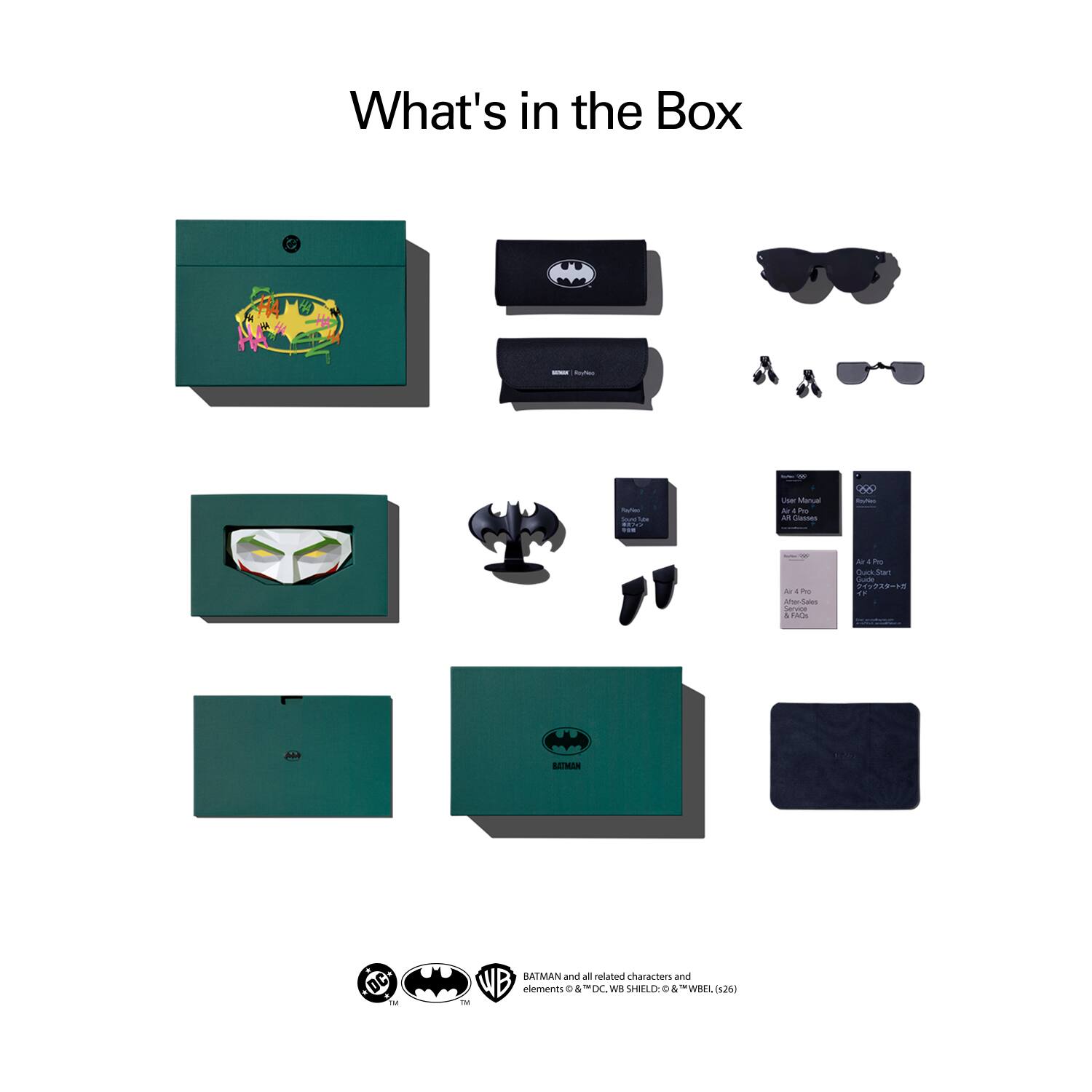 What's in the Box

BATMAN and all related characters and elements © "DC", "WB SHIELD" © "WBEL", (s20)