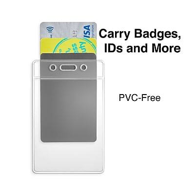 Carry Badges, IDs and More  
PVC-Free
