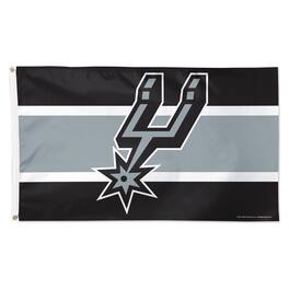 WinCraft - San Antonio Spurs 3' x 5' Horizontal Stripe Deluxe Single-Sided Flag - Multicolor