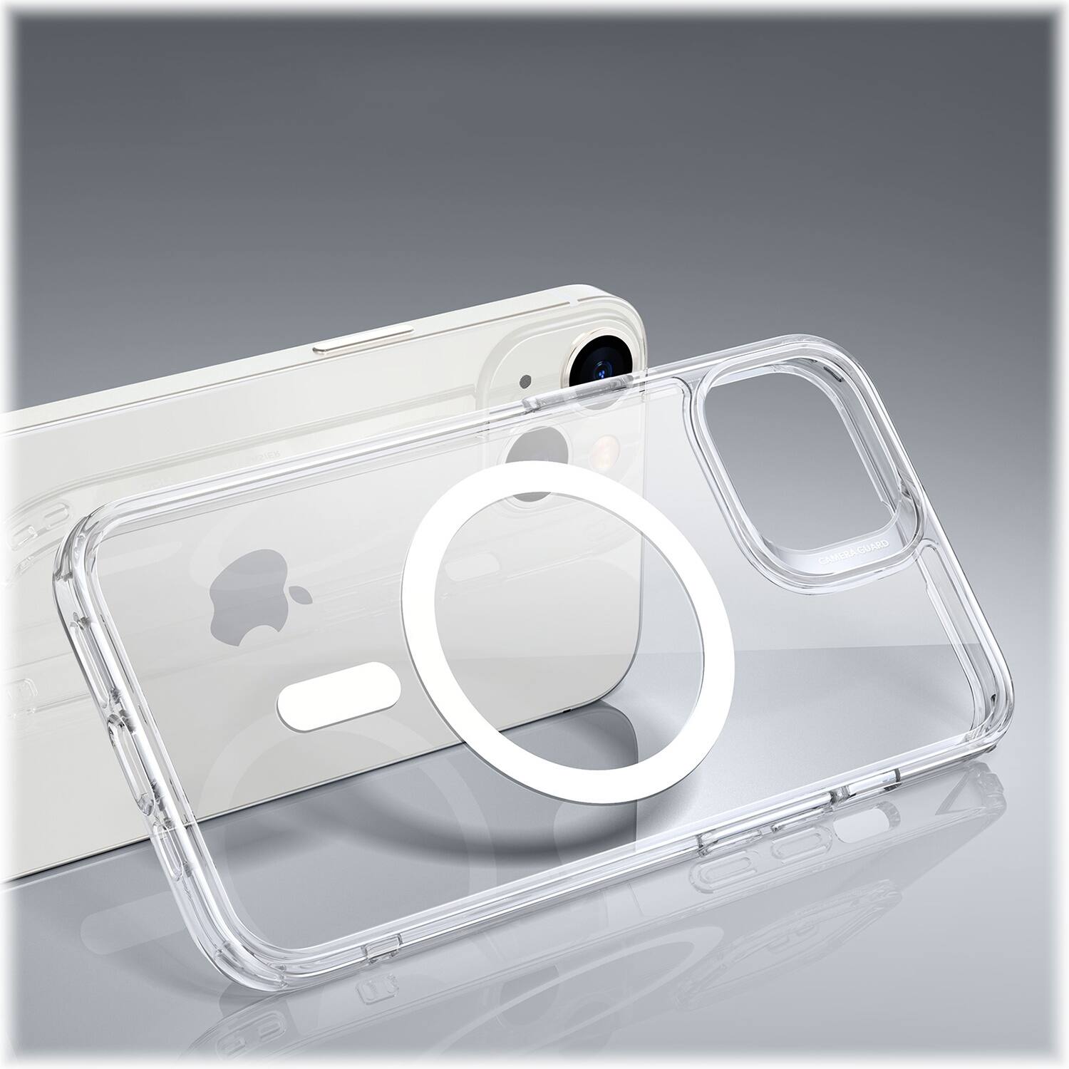 Alt View 15. SaharaCase - Hybrid-Flex Hard Shell Case for Apple iPhone 14 Plus - Clear.