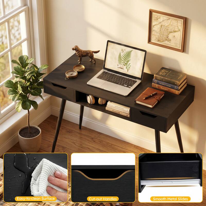 PA - CEE.M GATUES WALDEN wAZ DAUSIIA

Easy-to-clean Surface
Cut-out Handles
Smooth Metal Slides