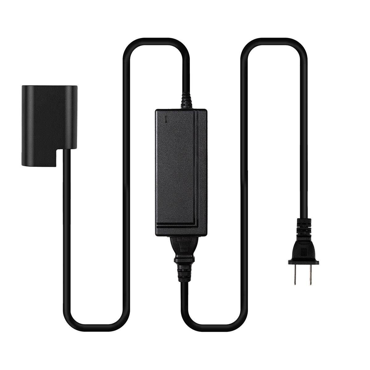 Front. IndiPRO - IndiPRO 8' A/C Power Supply with Dummy Battery for Panasonic GH5 Camera.