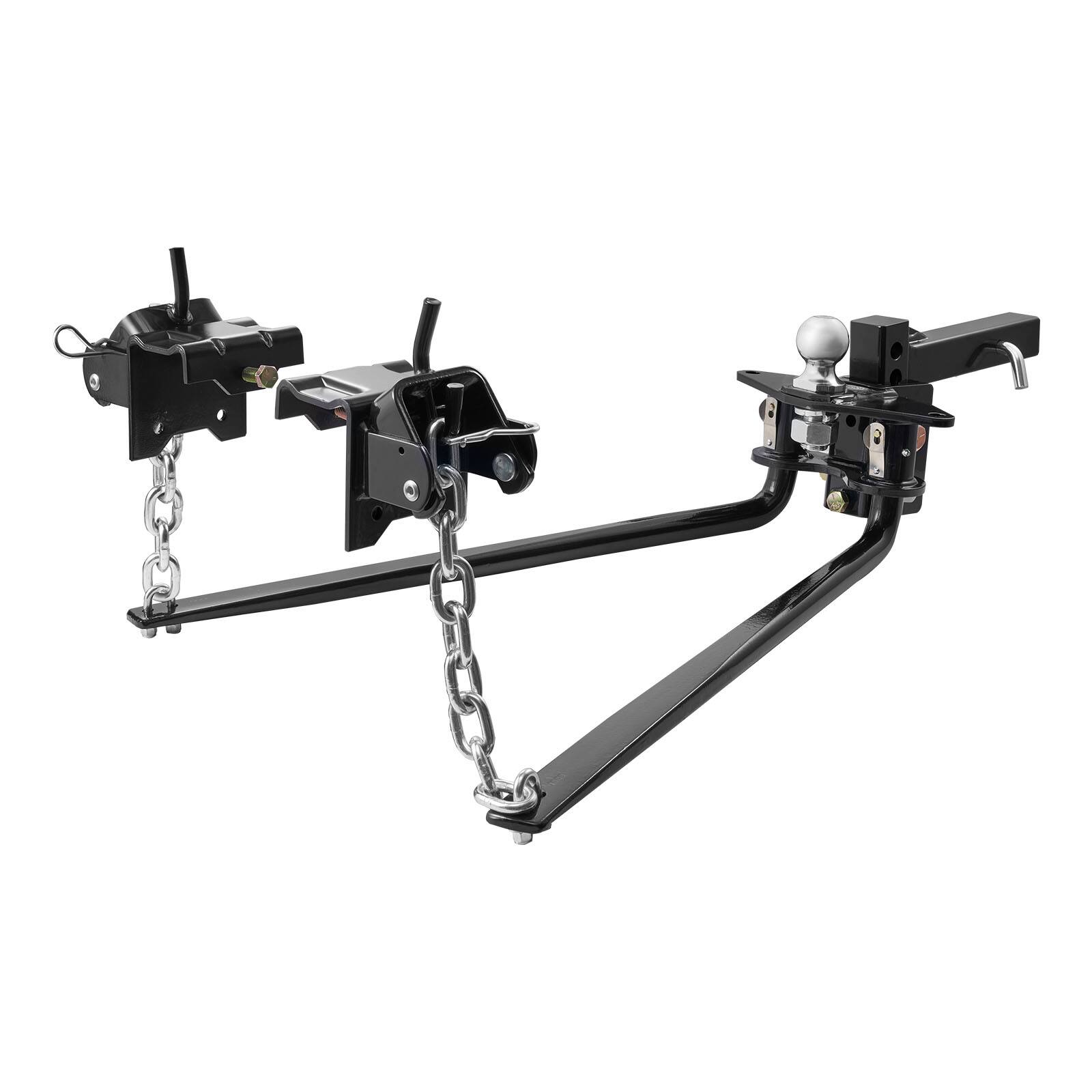 Alt View 5. VEVOR - Weight Distribution Hitch, 10000lbs Max Towing & 1000lbs Max Tongue, Weight Distributing Hitches Kit Includes 2 in Shank - Black.