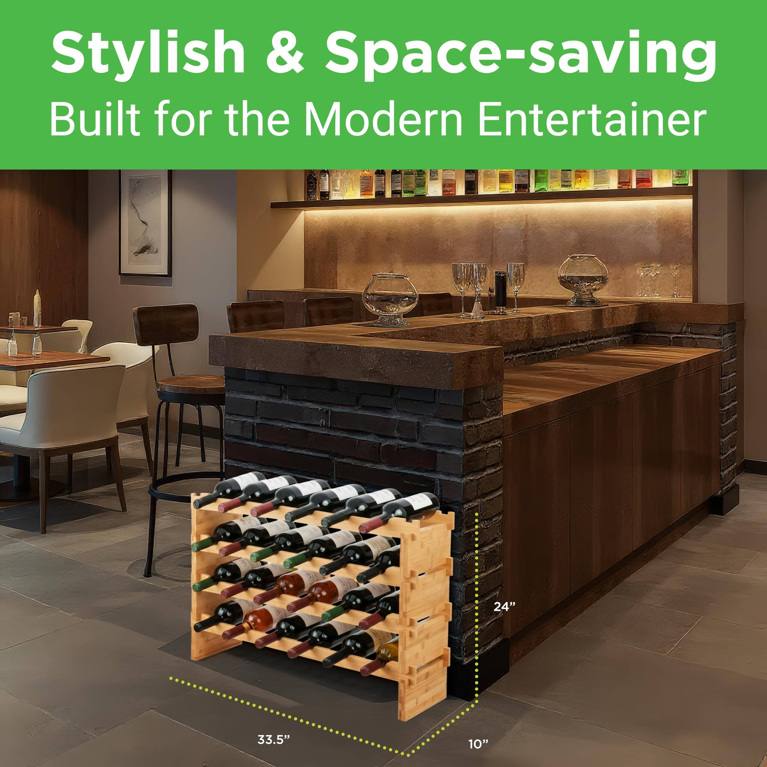 Stylish & Space-saving  
Built for the Modern Entertainer  

24"  
33.5"  
10"