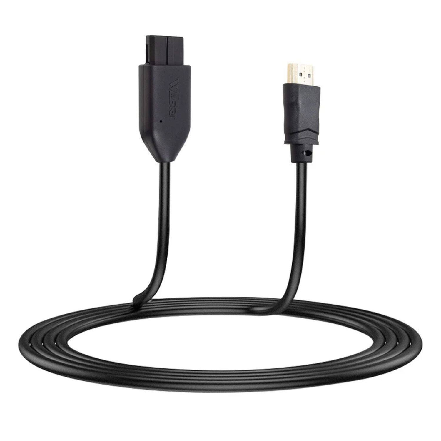 Angle. Home Collection - N64 to HDMI Converter Cable (4.9ft) – HD Link Adapter for Nintendo N64, GameCube, SNES, SFC, and NGC Consoles - Black.