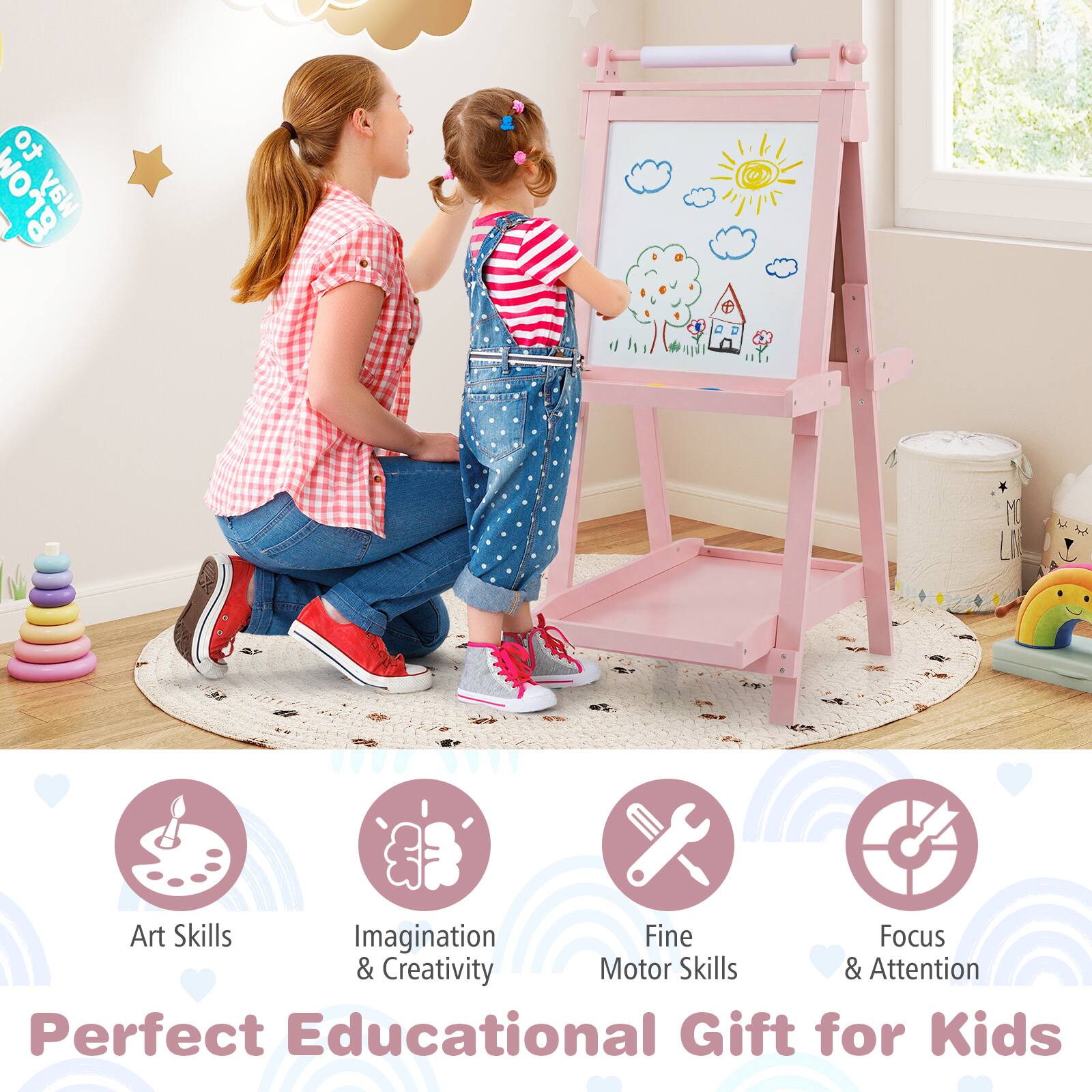to LOM Way u Art Skills Imagination Fine Focus & Creativity Motor Skills & Attention Perfect Educational Gift for Kids