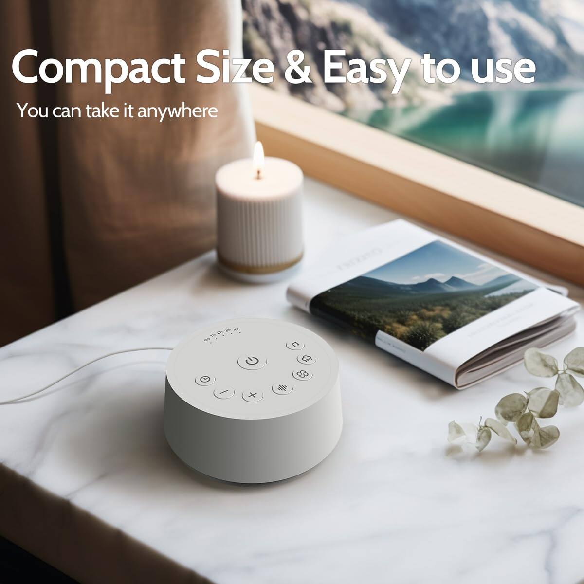 Compact Size & Easy to use  
You can take it anywhere