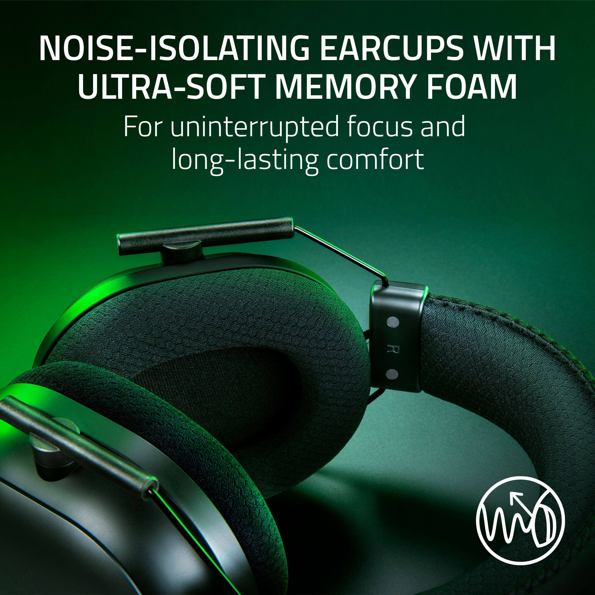 NOISE-ISOLATING EARCUPS WITH ULTRA-SOFT MEMORY FOAM: For uninterrupted focus and long-lasting comfort.