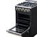 Alt View 10. Forno Appliances - Lamazze 2.05 Cu. Ft. Freestanding Gas Range - Black.