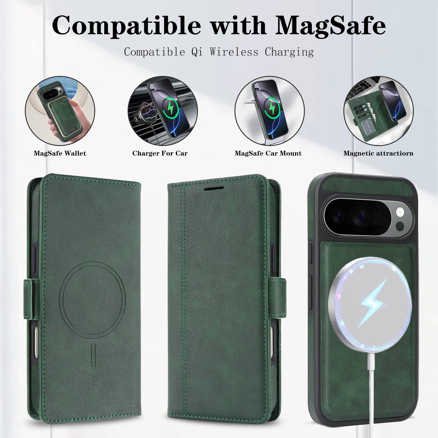 Dteck For Google Pixel 11 Pro XL Detachable Wallet Phone Case ...