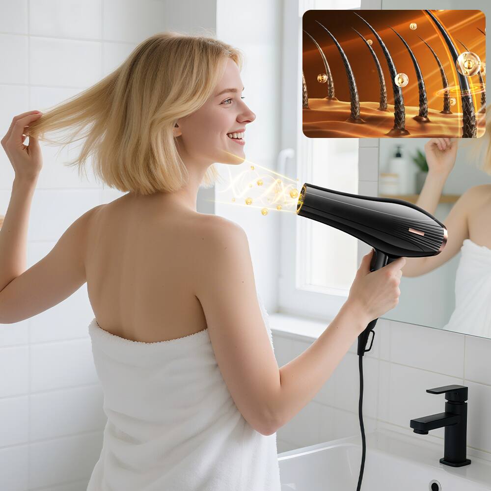 Alt View 6. Morfone - 12pcs Hair Dryer Set.Hair styling tools equipped with accessories such as combs, clips, and hair dryers.As a gift set..