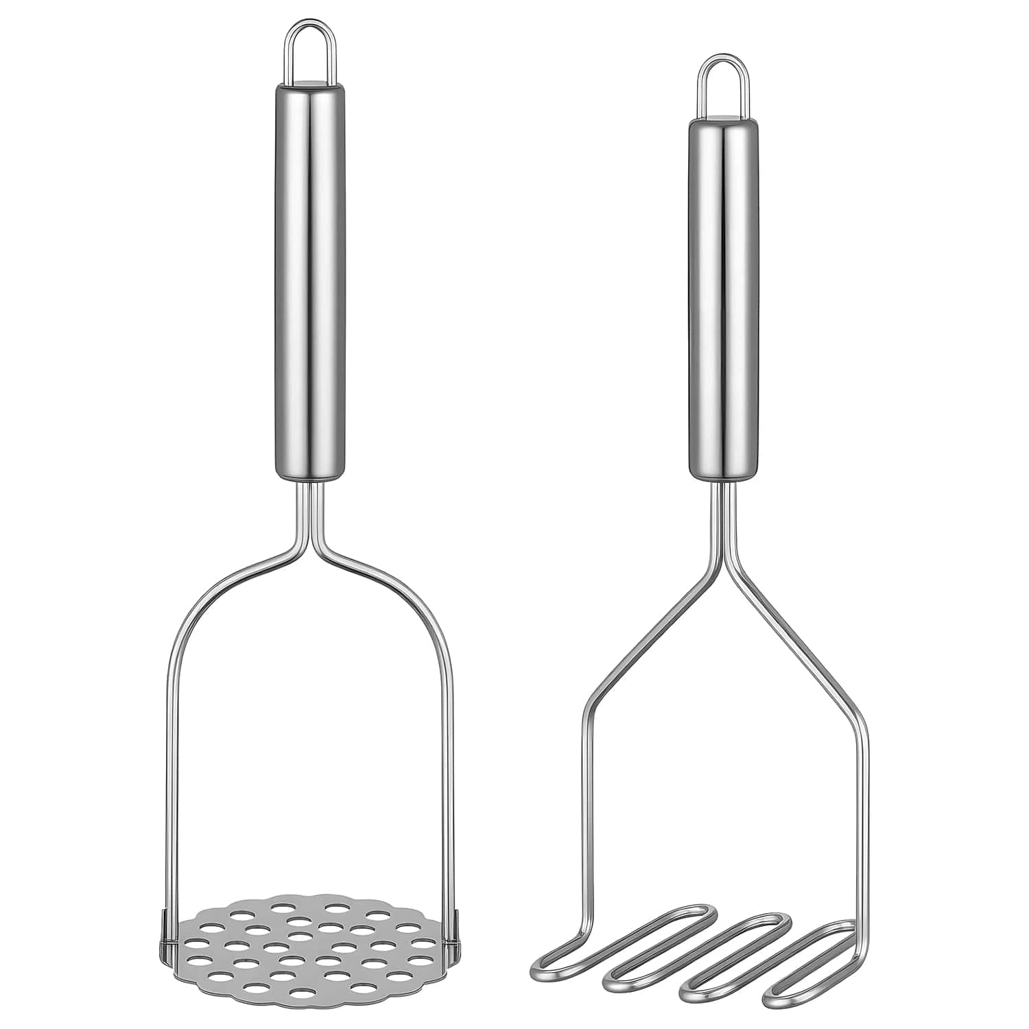 Giantpower - Stainless Steel Potato Smasher set of 2, for Avocado, Bean, Salad