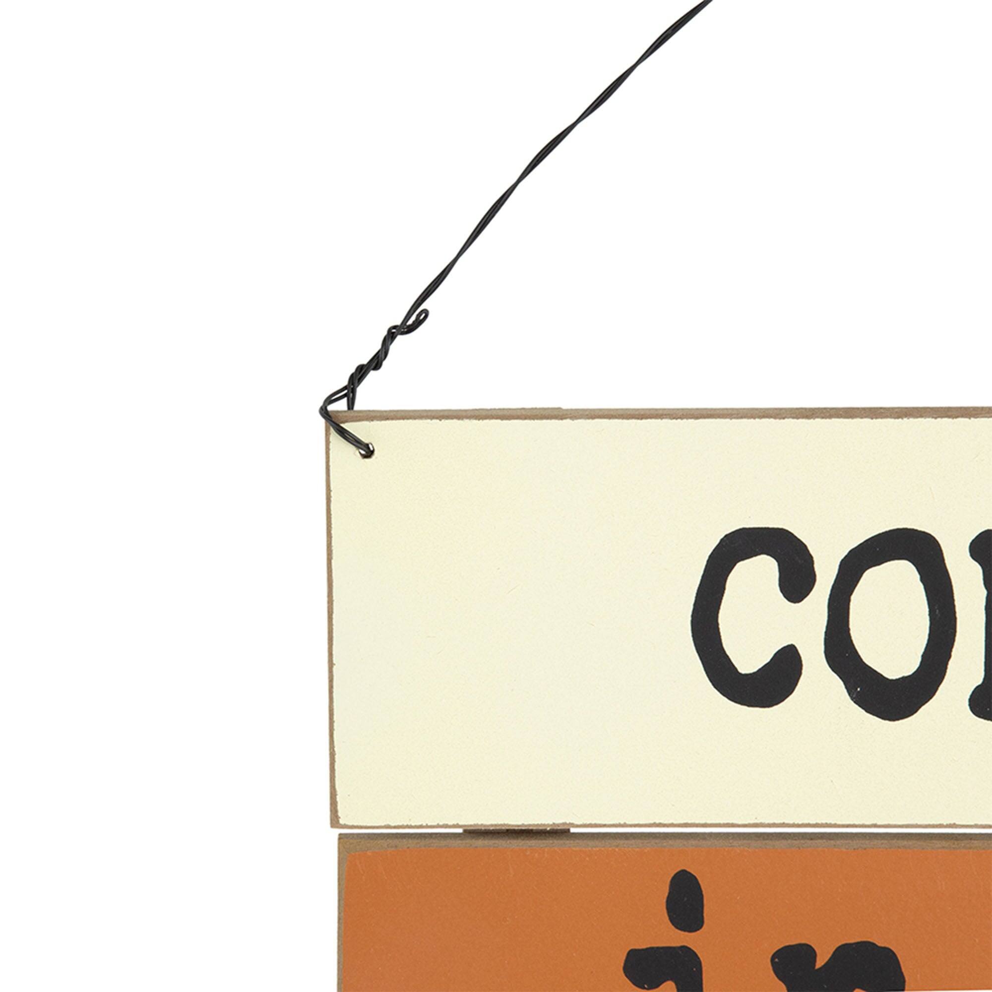 Alt View 4. Boyel Living - Spooky and Fun Come In My Pretties Wall Decor with Hanger Halloween Sign - Black,Orange,White.