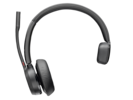 Front. HP - Poly Voyager 4310-M Microsoft Teams Certified USB-A Headset - Black.