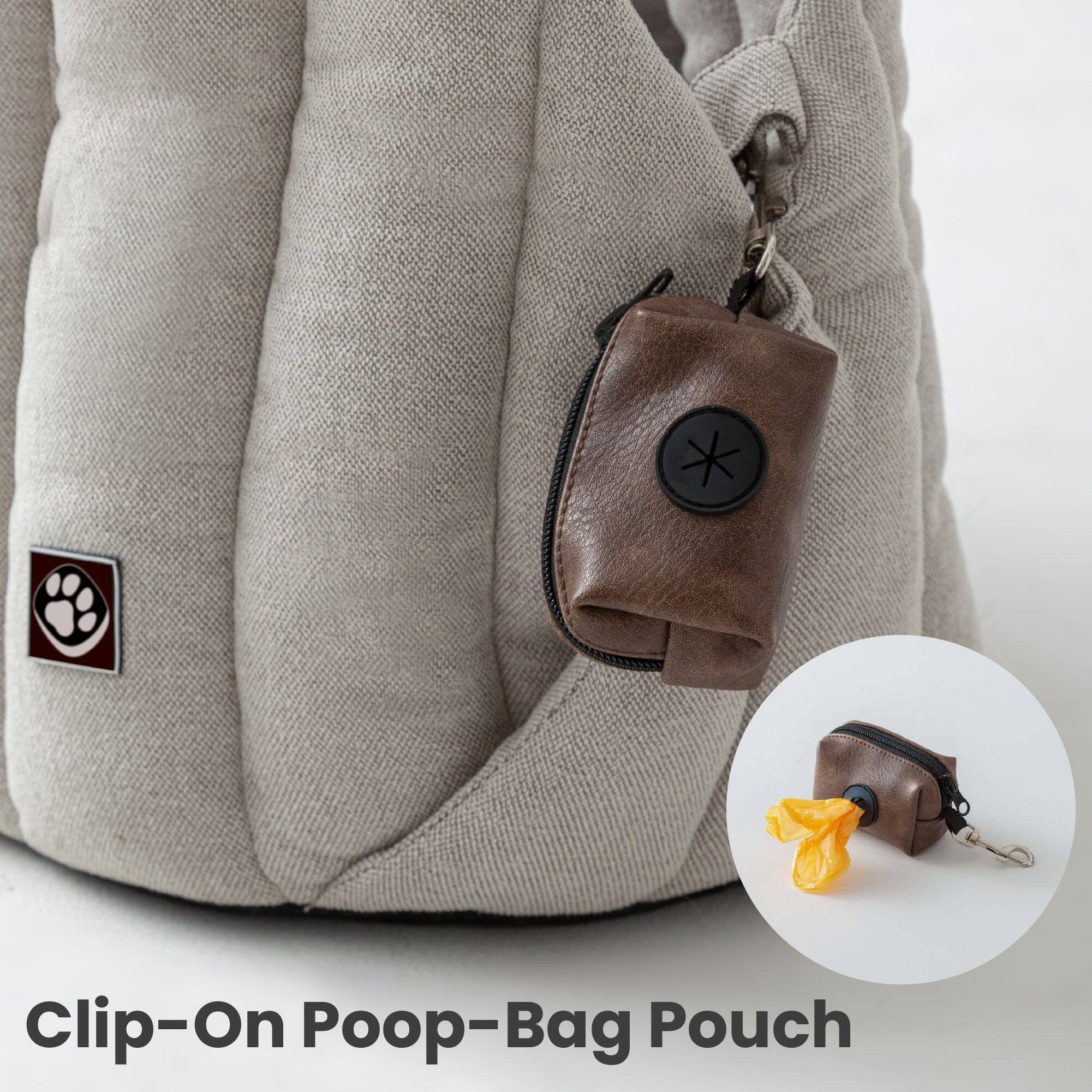 Clip-On Poop-Bag Pouch