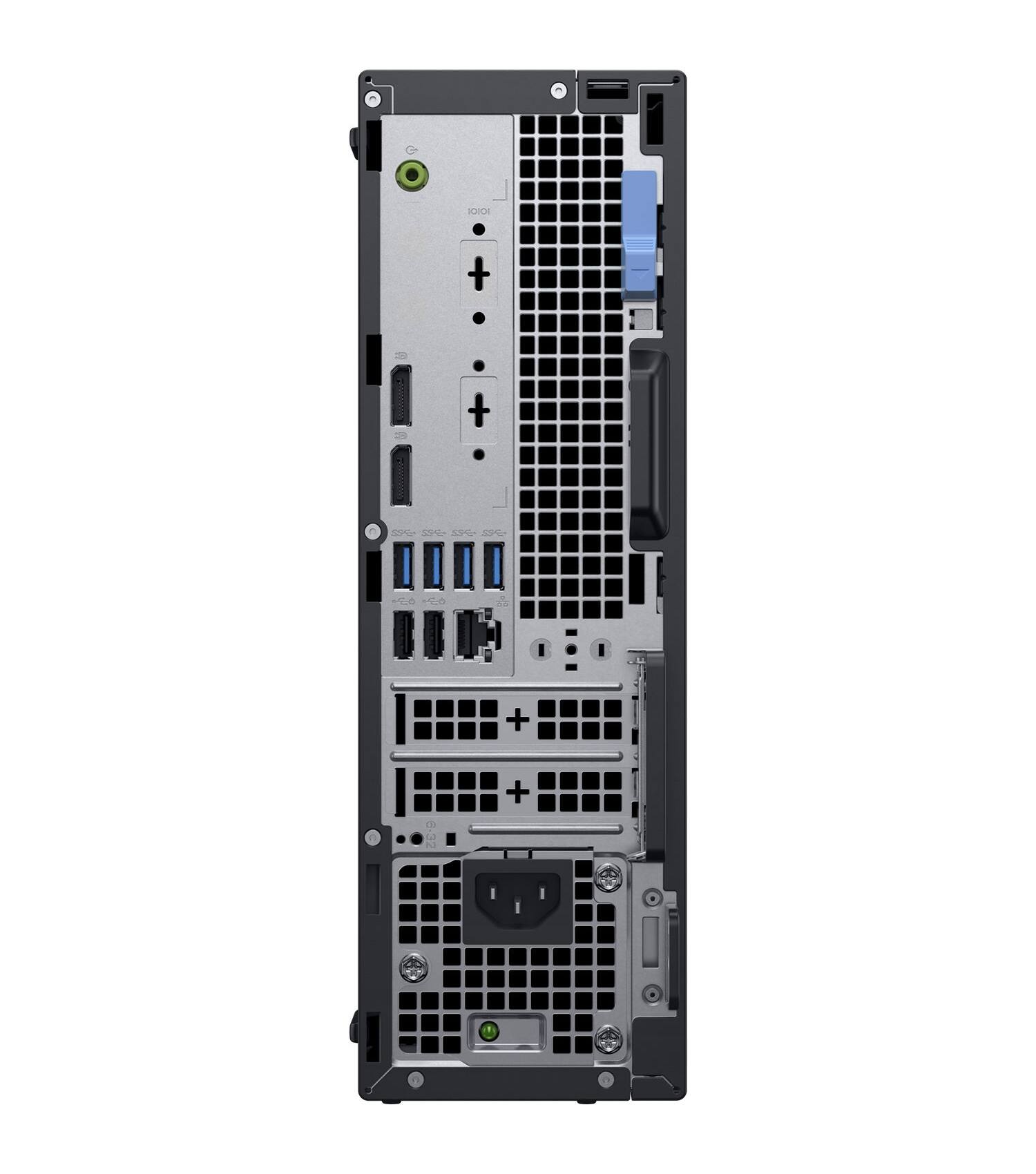 Angle. Dell - Dell OptiPlex 5060 SFF, Core i5-8500 3.0GHz, 16GB, 256GB SSD, Windows 11 Pro (Refurbished) - Black.