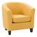 Angle. CorLiving - Elwood Tub Chair - Yellow.
