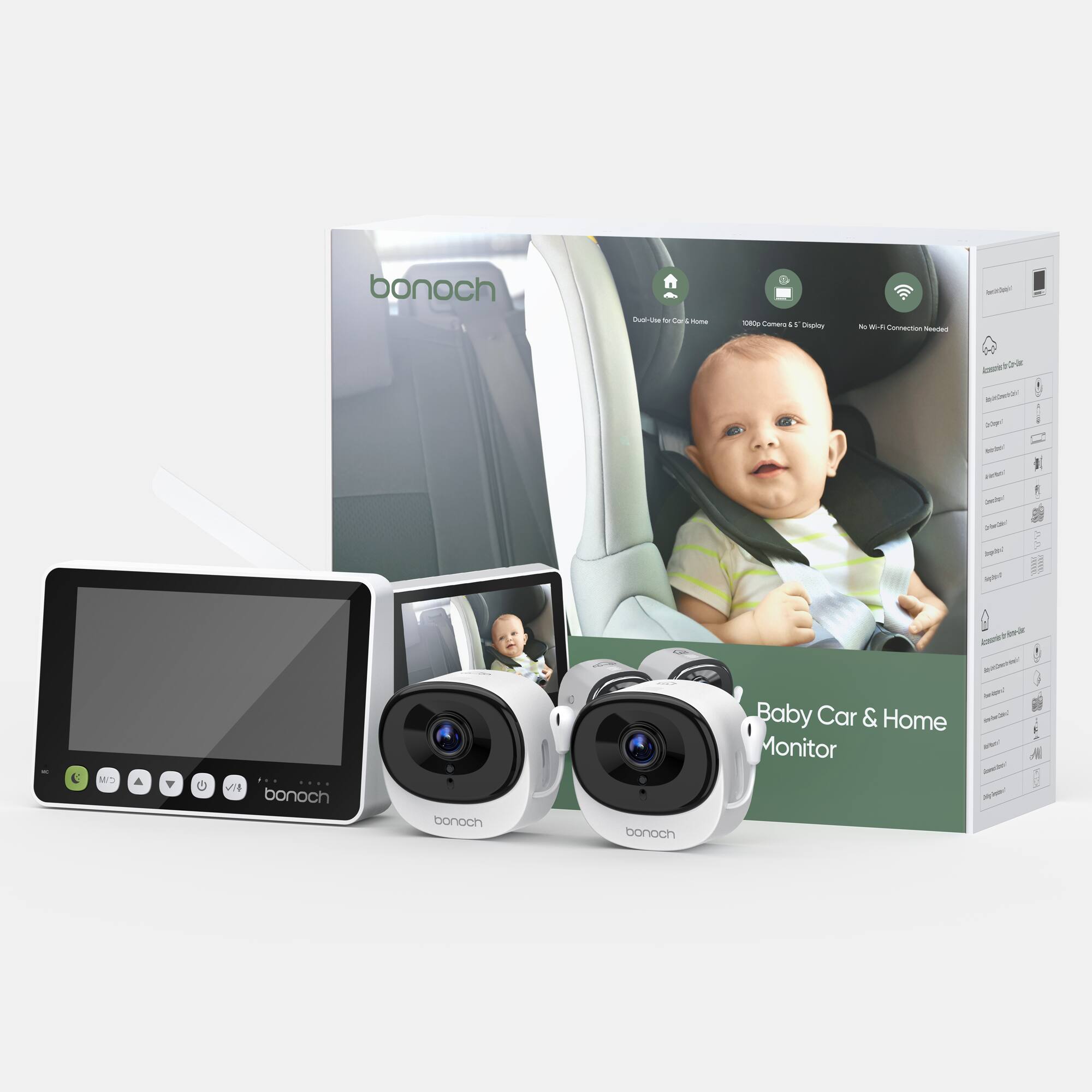 bonoch - - Cen - - Came Snoc - W Contecton SN - K - - ami 4 - - - - on - -m sutr - - - - - CM .... bonoch bonoch bonoch Baby Car & Home Monitor