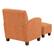 Alt View 12. OSP Home Furnishings - Aiden Chair & Ottoman Herringbone - Orange.