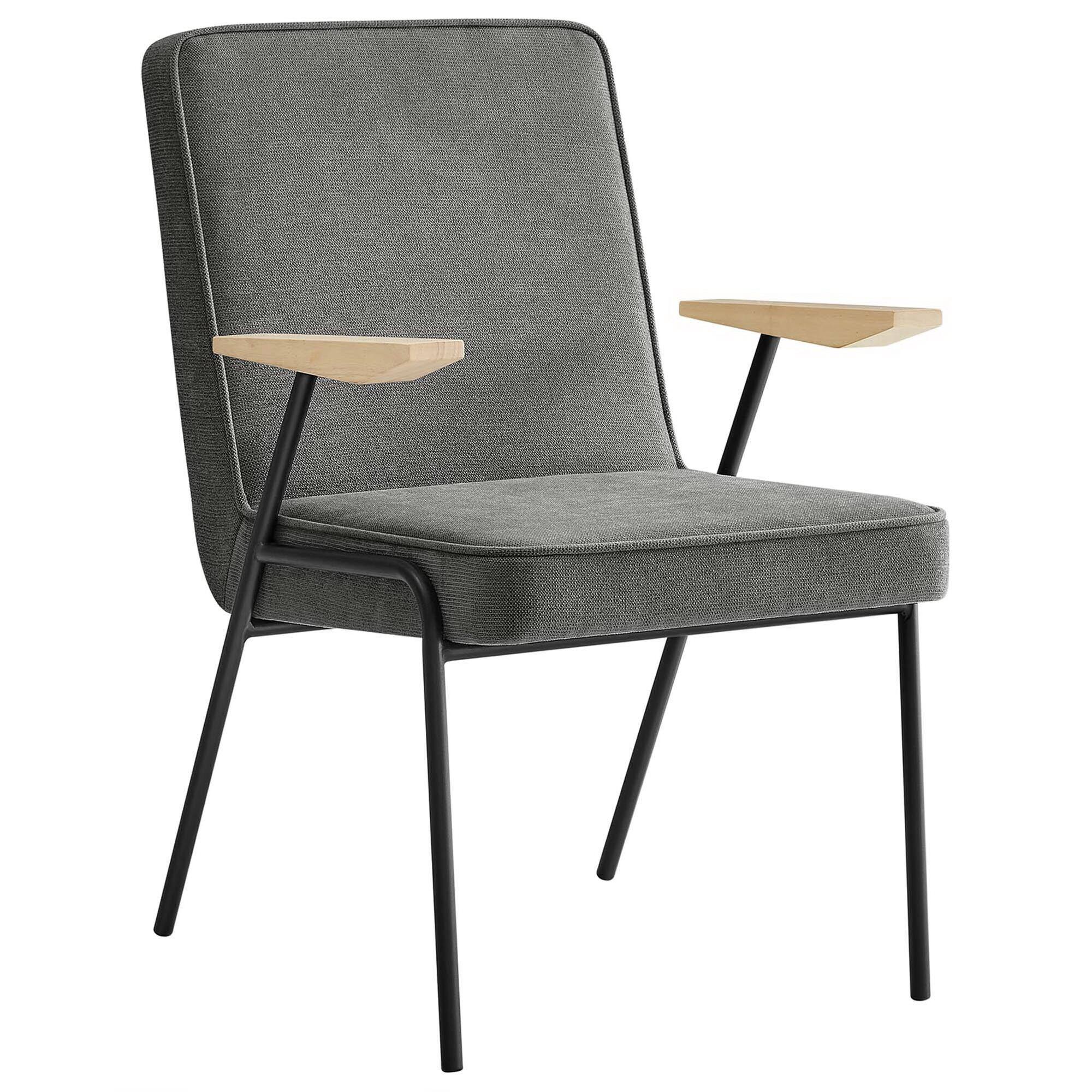 Angle. Modway - Vista Dining Armchair by Modway - Slate.