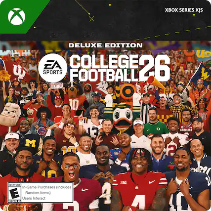Xbox Series XIS Deluxe Edition UC EA College 26 U Sports Football W/Beat CU. - E (Everyone)