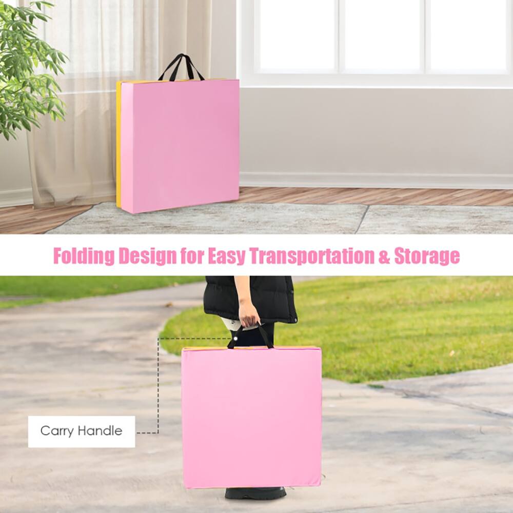 Folding Design for Easy Transportation & Storage  
Carry Handle