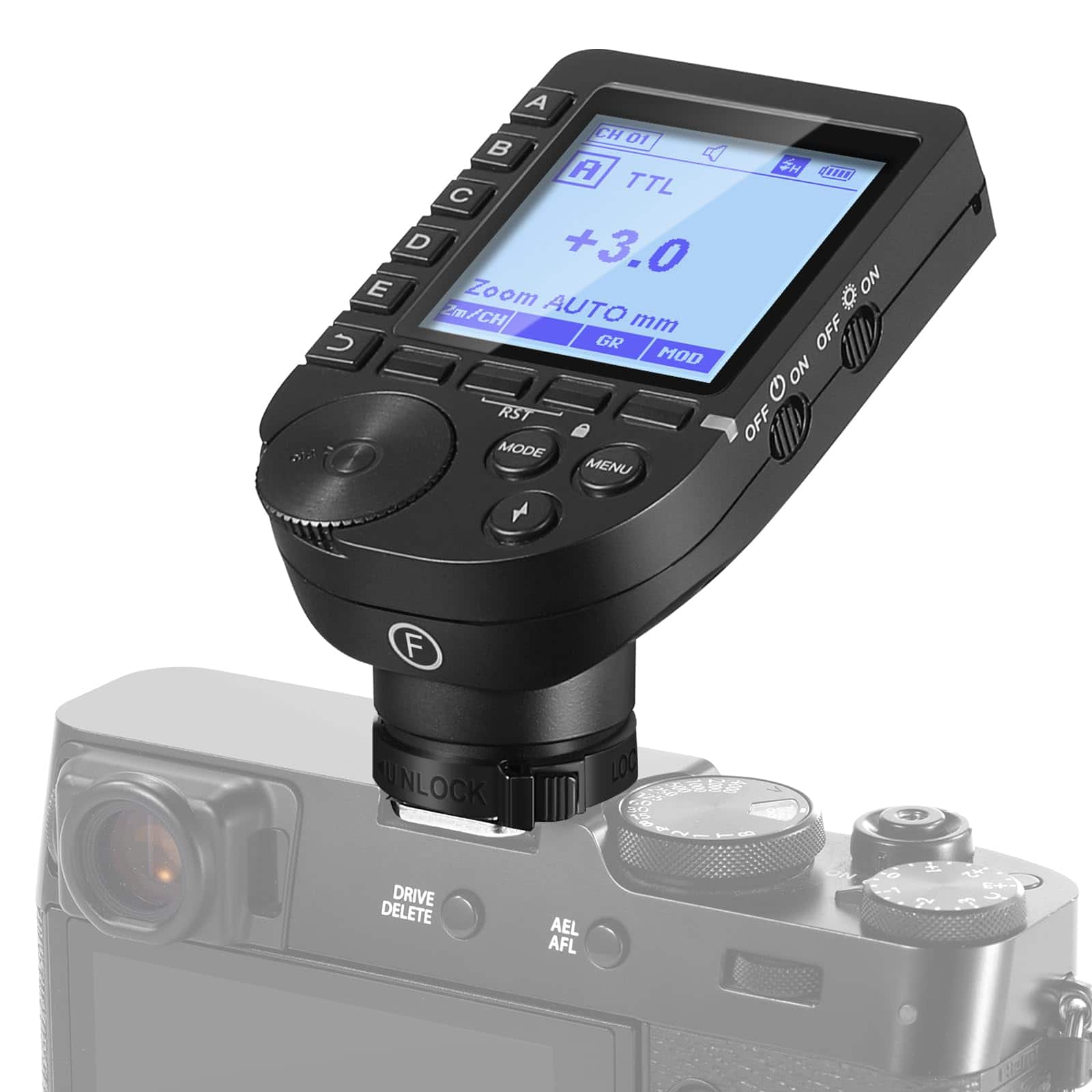 Neewer - QPRO-F TTL Wireless Flash Trigger for Fujifilm, HSS, Large Slanted Screen, 5 Group/9 Custom Functions price history on PriceWatchPro