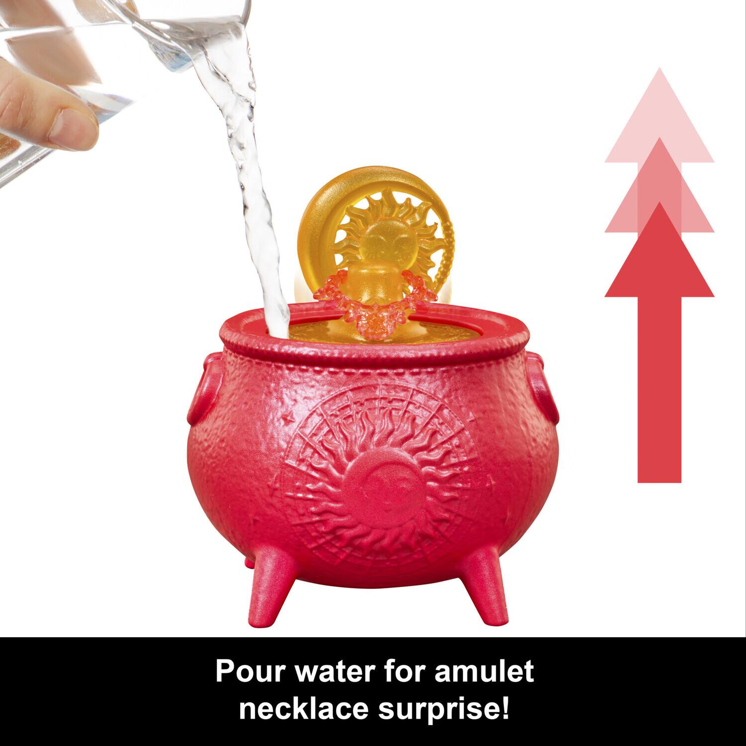 Pour water for amulet necklace surprise!