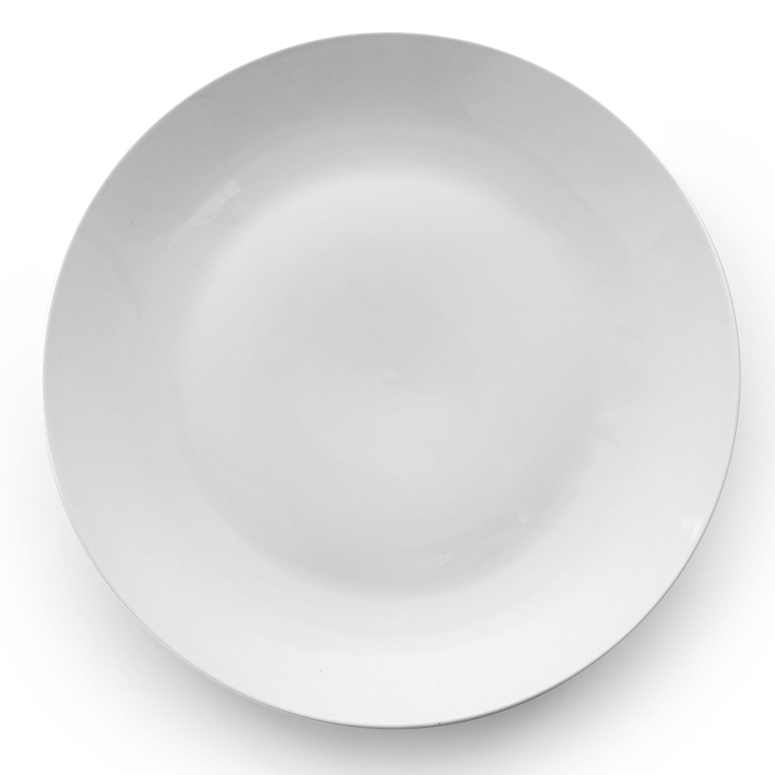 Alt View 10. Elama - Elama Luna 18 Piece Porcelain Dinnerware Set in White - White.