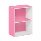Front. Furinno - Daly 8-Cube Irregular Cubes Bookcase, Bookshelf, Storage Organizer - Espresso.