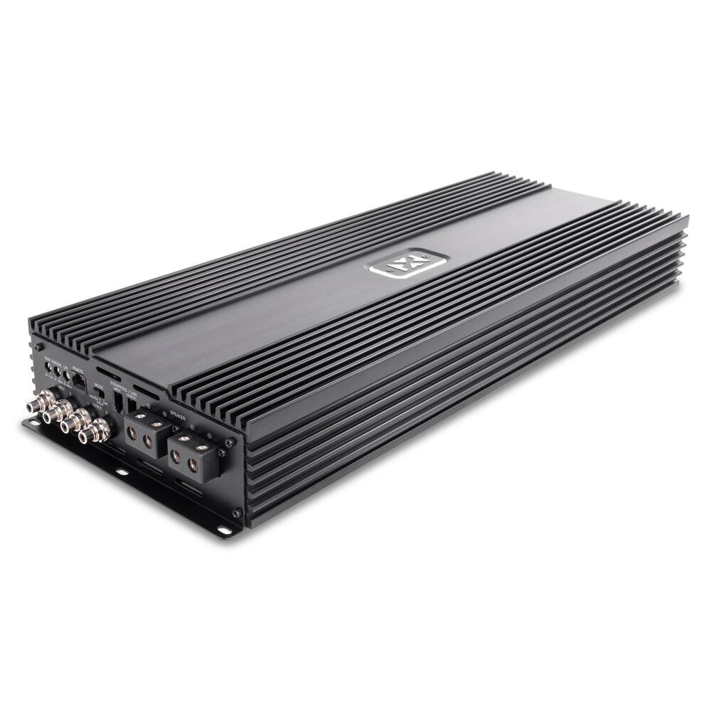 Left. NVX - XCA6K 6000W RMS XC-Series Competition Class-D Monoblock Amplifier (Strappable & Linkable) – Made in Korea.