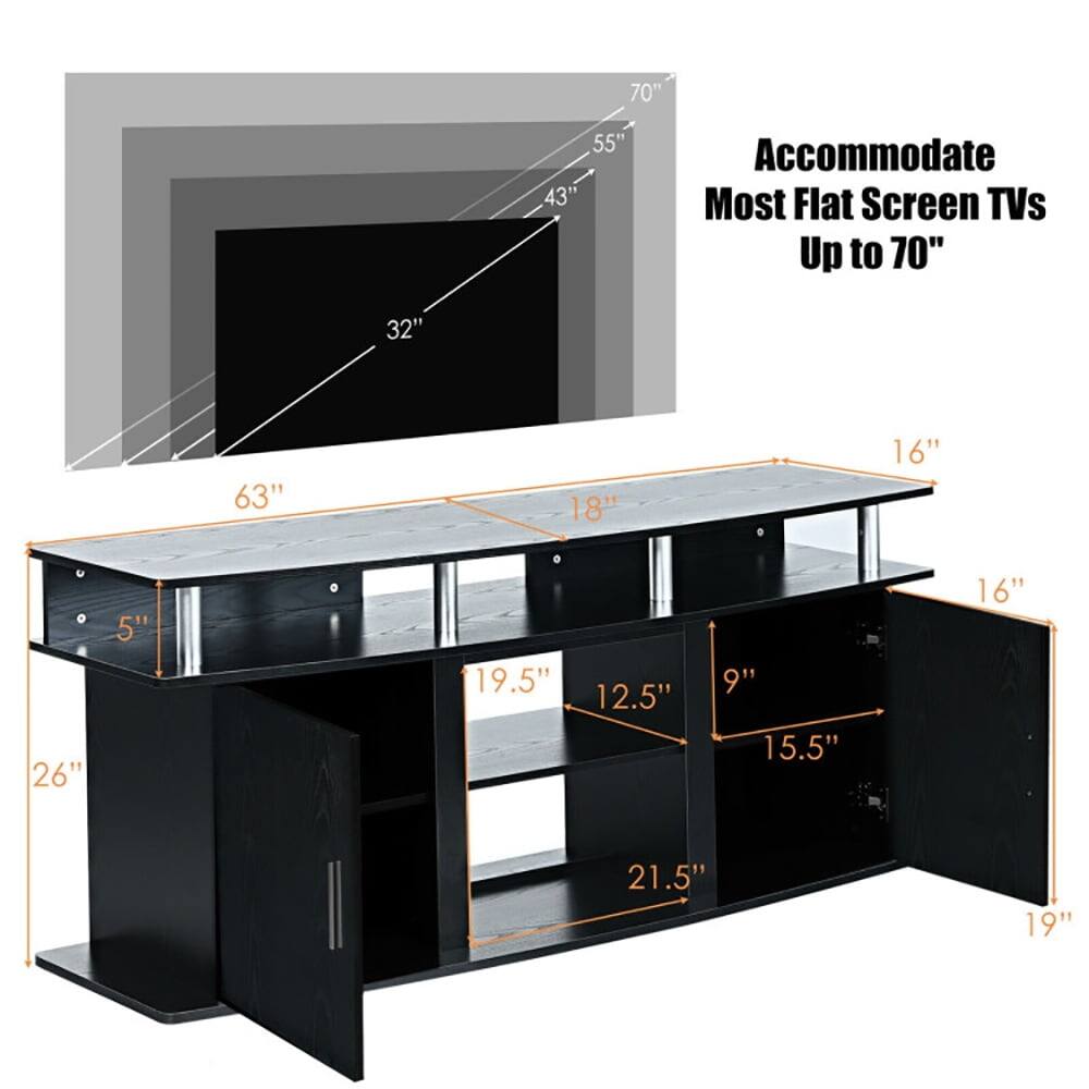 Accommodate Most Flat Screen TVs Up to 70"