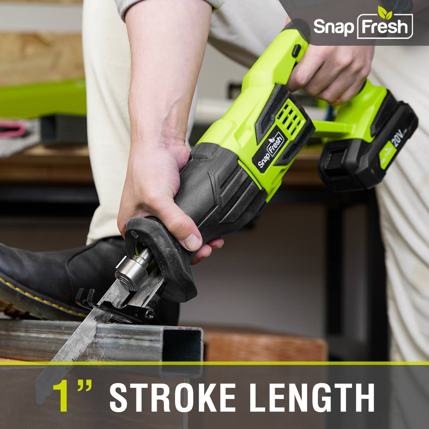 Snap Fresh Snap Fresh Snap 20V 1" STROKE LENGTH
