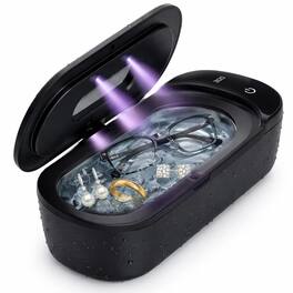 Luminuxe - Portable Ultrasonic Jewelry Cleaner, 48KHz Deep Cleaning Machine for Jewelry, Eyeglasses, Watches & More