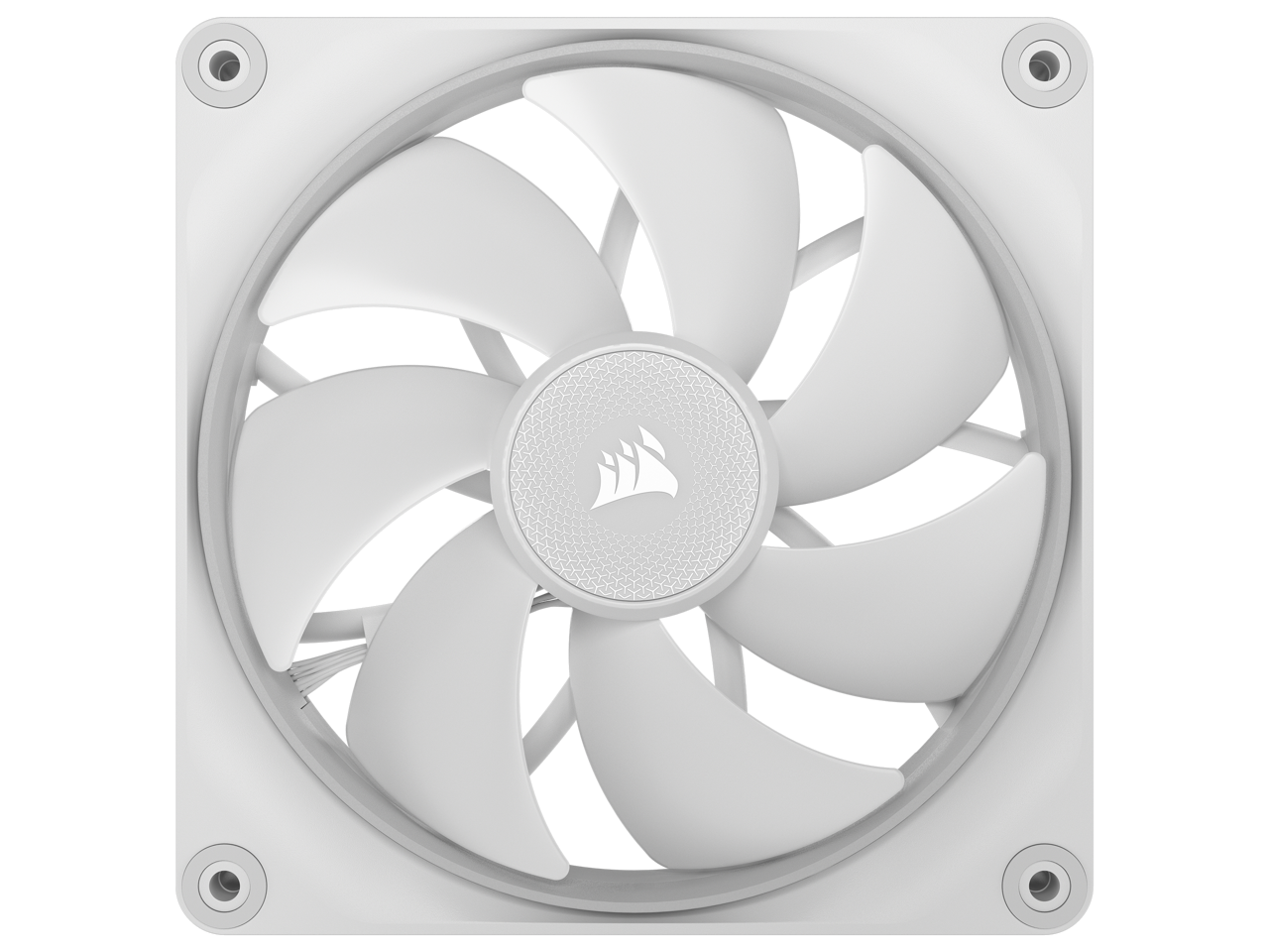 Alt View 2. CORSAIR - CORSAIR LX RGB Series, iCUE LINK LX140 RGB White, 140mm Fan, Dual Pack - White.