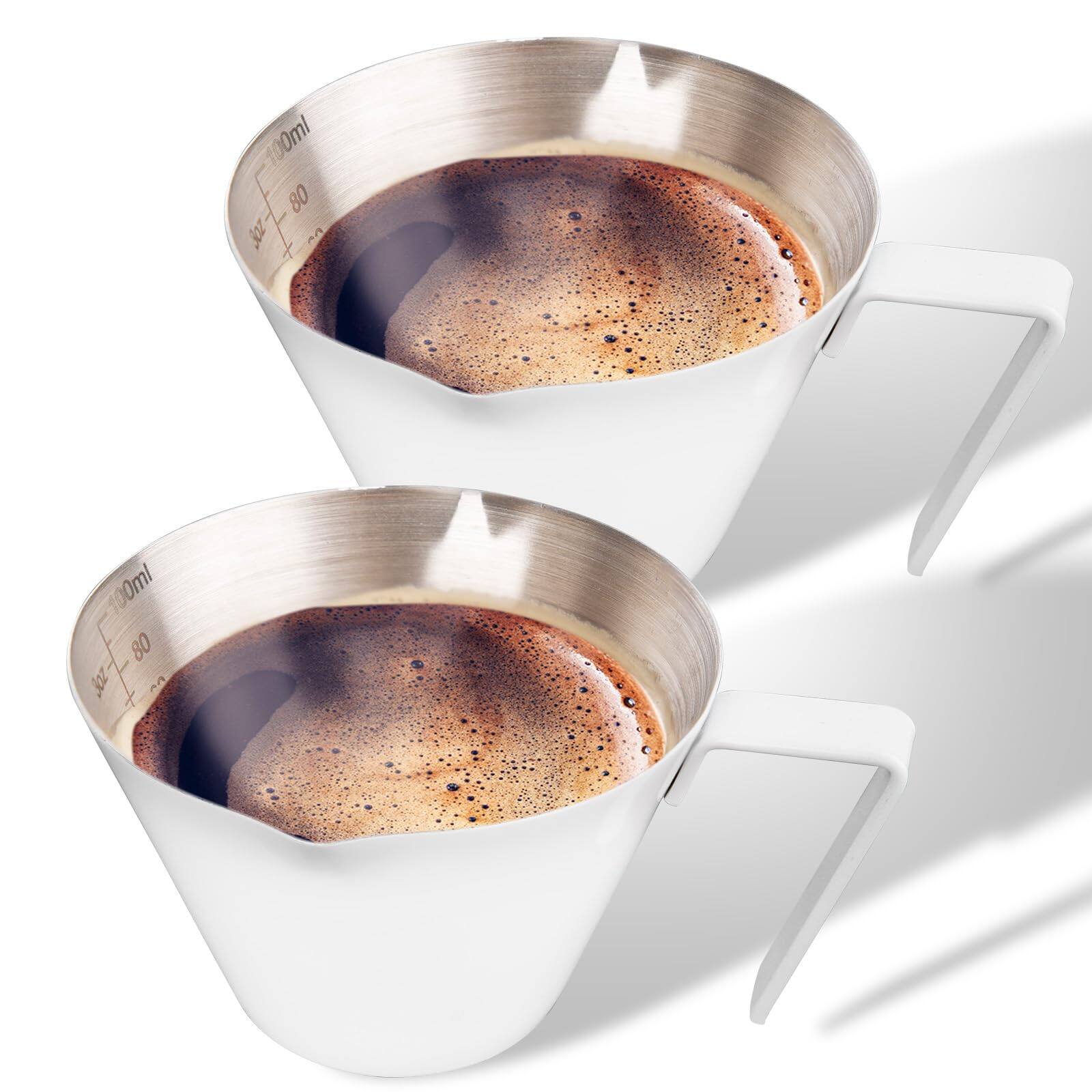 Dapper Styles Espresso Cup With Handle Stainless Steel Accessories ...