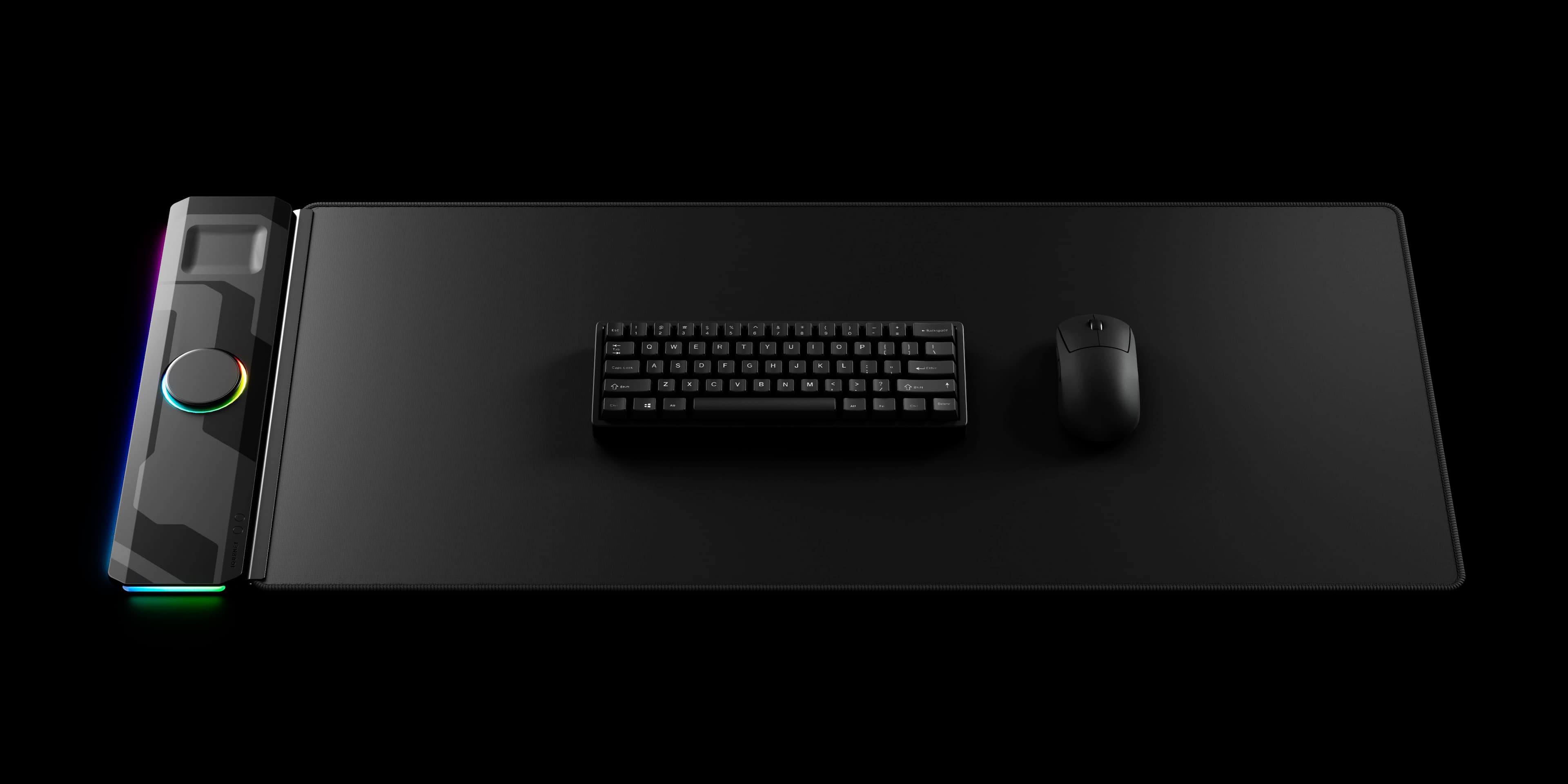 Alt View 11. JOURNEY - JOURNEY - ALTI PLAY PERFORMANCE DESK MAT WITH WIRELESS CHARGING QI2 - Midnight.