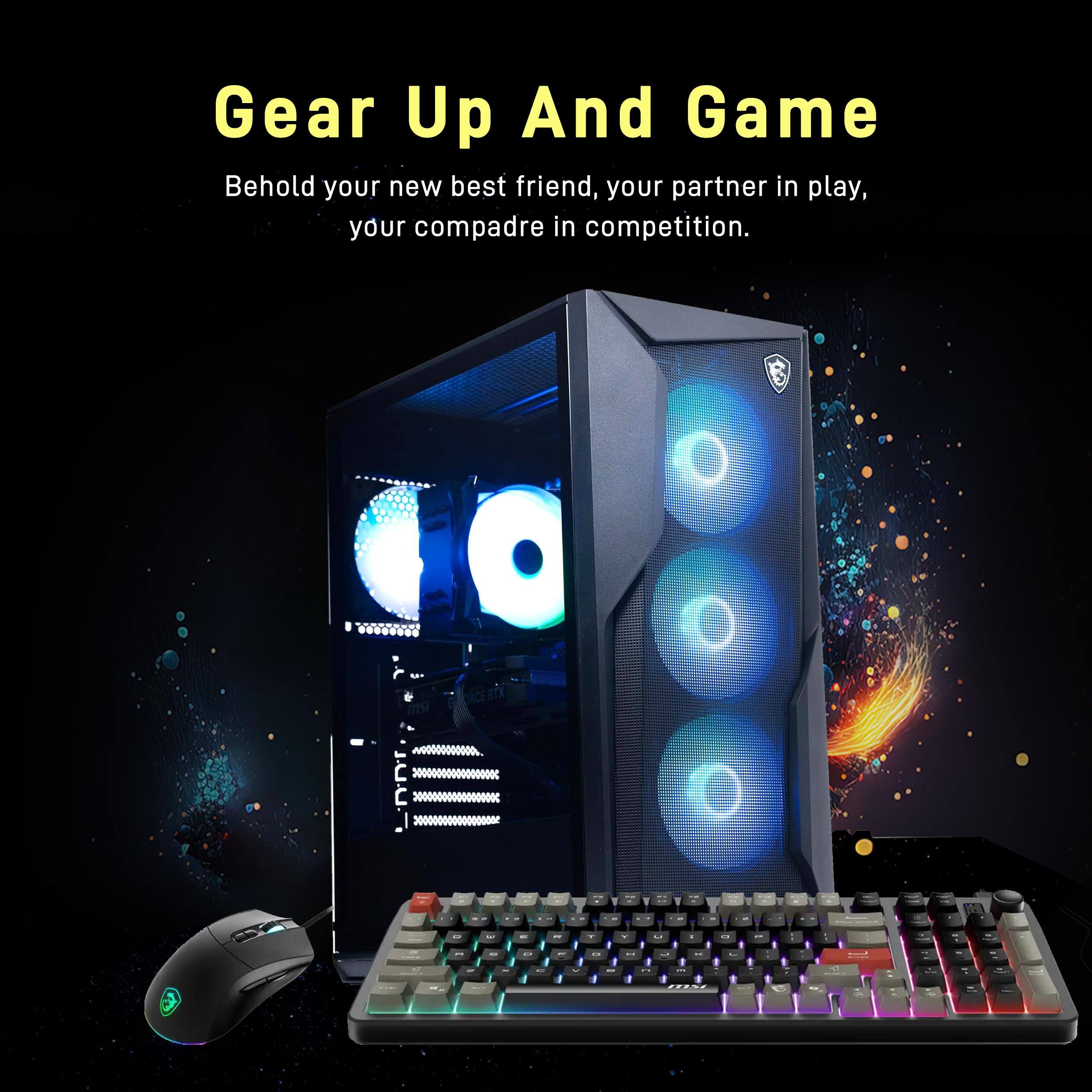 Gear Up And Game  
Behold your new best friend, your partner in play, your compadre in competition.