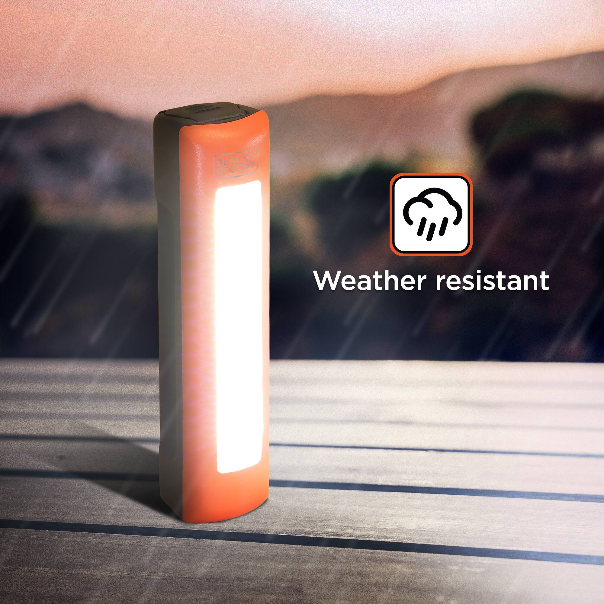 BLACK+DECKER  
Weather resistant