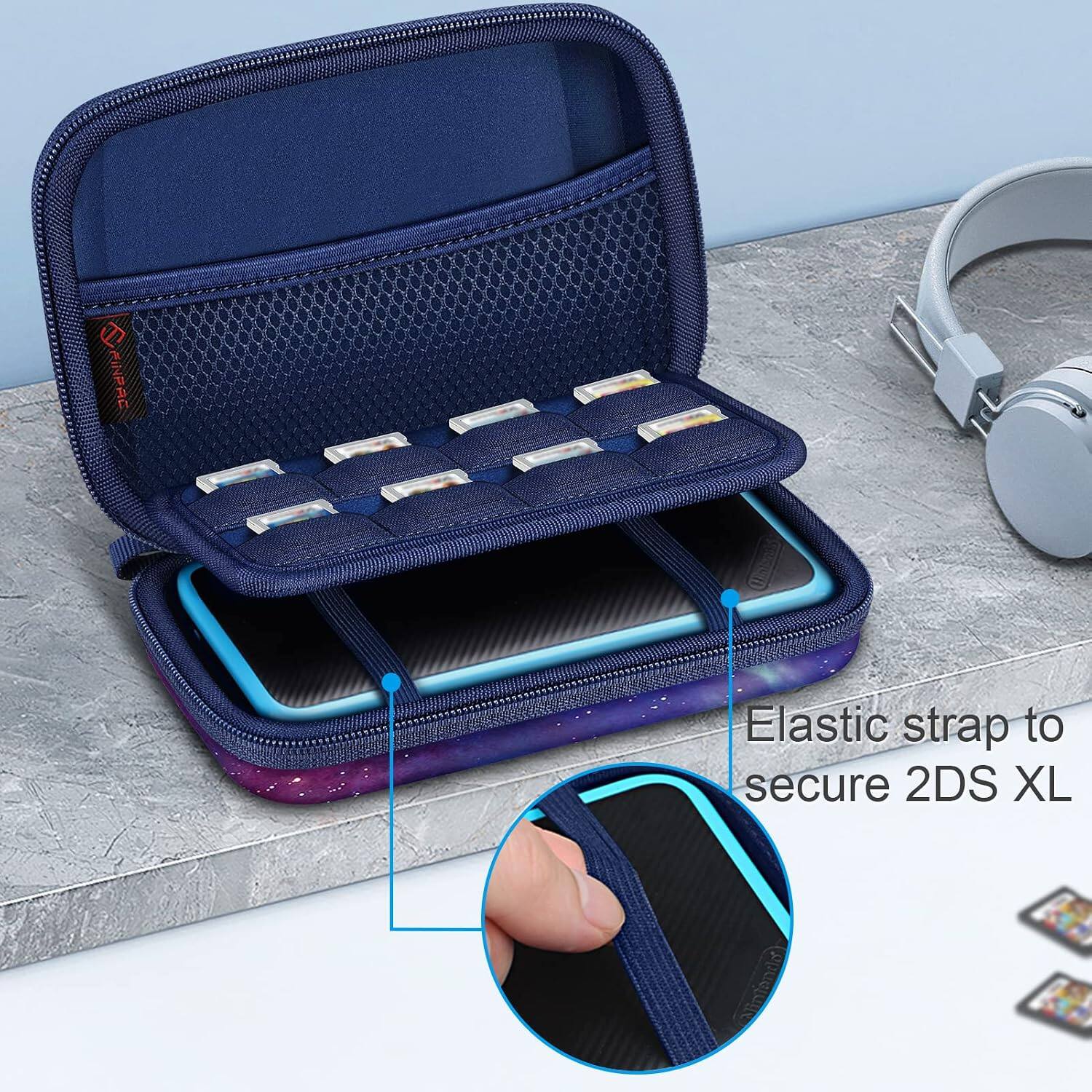 FINPAC  
Elastic strap to secure 2DS XL