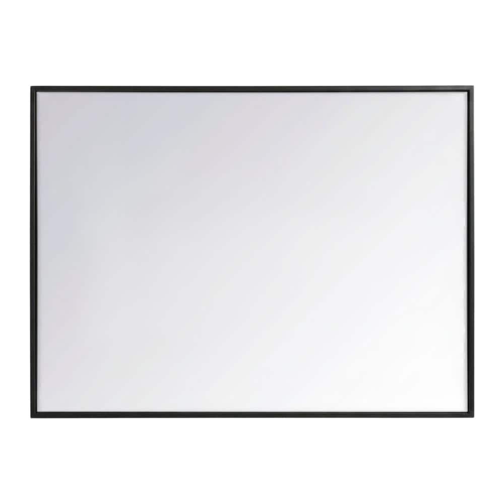 Elegant Decor - Metal frame rectangle mirror 27 inch - Black price history on PriceWatchPro
