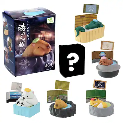 Front. Little Buddy - Hot Springs Animals Vol. 2 Blind Box Mini Figure | One Random - Multi-Colored.