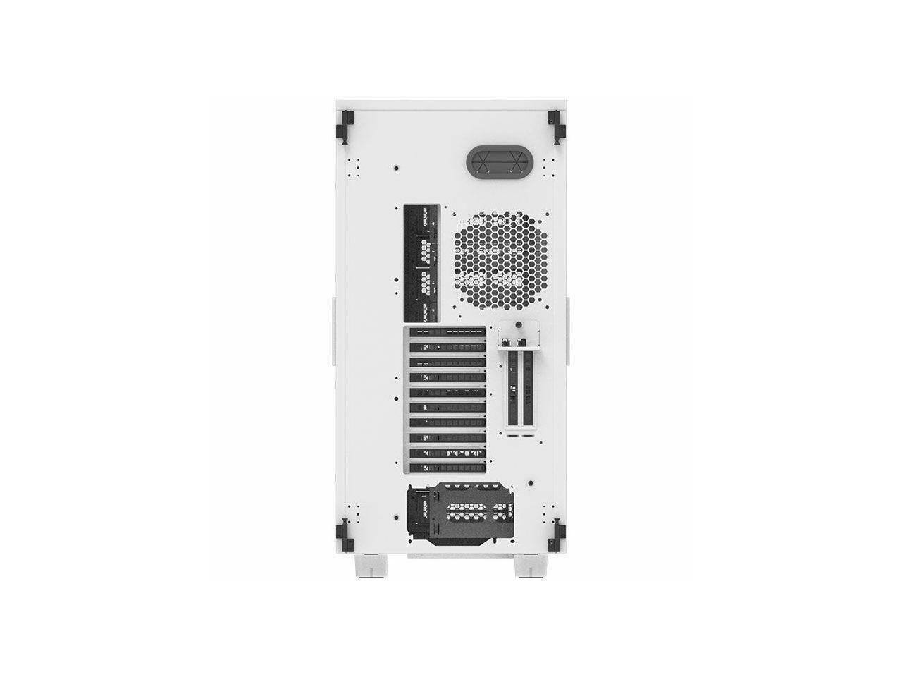Alt View 10. Thermaltake - Thermaltake AX700 Snow Super Tower Chassis - Super Tower - Snow - Steel, SPCC - 20 x Bay - XL-ATX, SSI CEB, SSI EEB - Black.