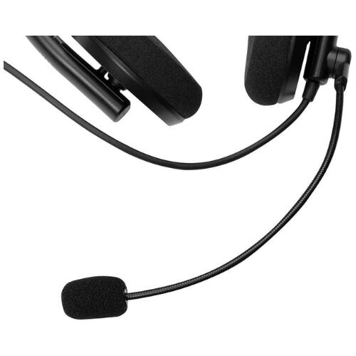 Alt View 1. Monoprice - Monoprice WFH Wired Web Meeting Headset with 3.5mm + USB, Lightweight Design, Adjustable Mic & Inline Controls.