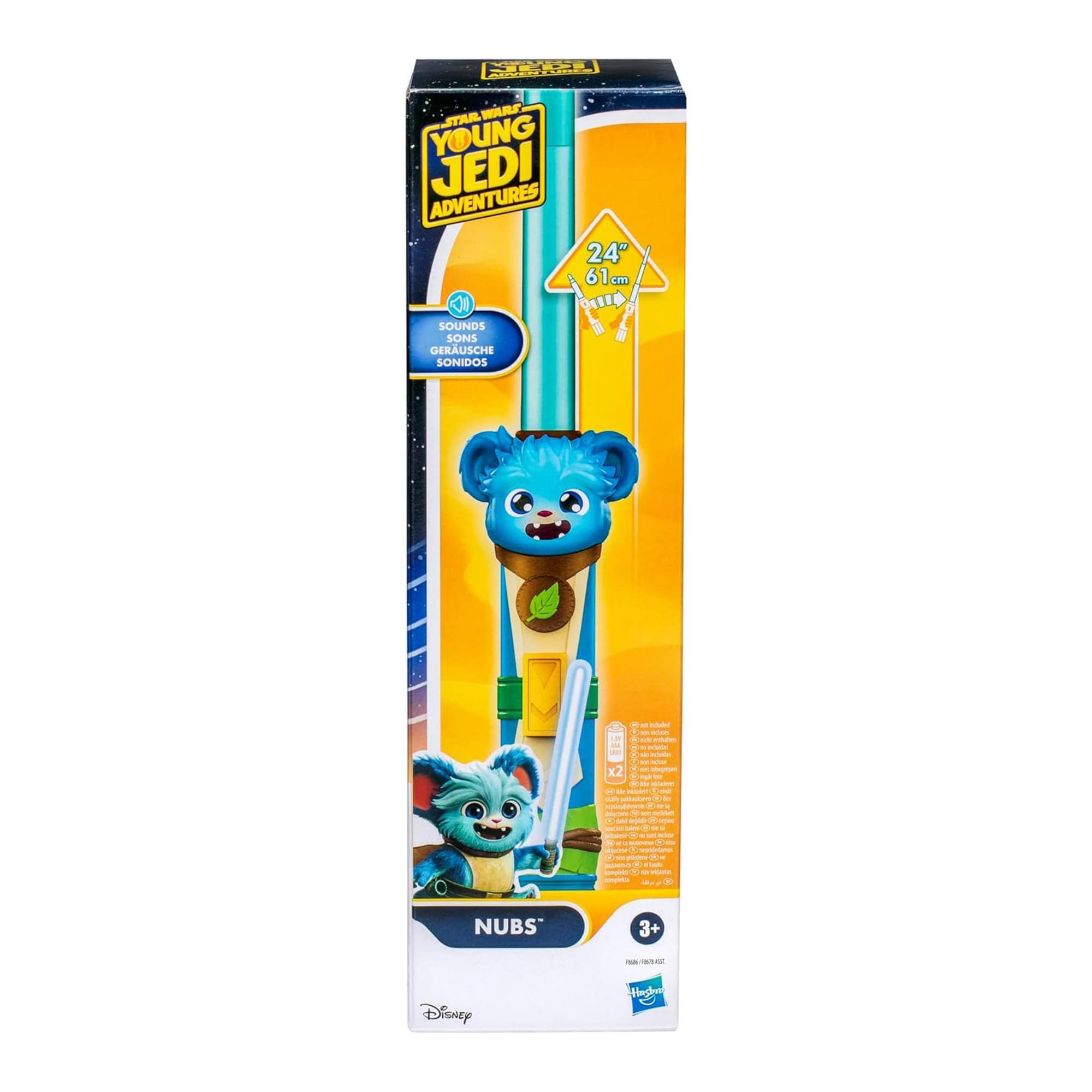 SE STAR WARS YOUNG JEDI ADVENTURES 24" 61 cm OI SOUNDS SONS GERUSCHE SONIDOS | x2 - NUBS 3+ - Disney