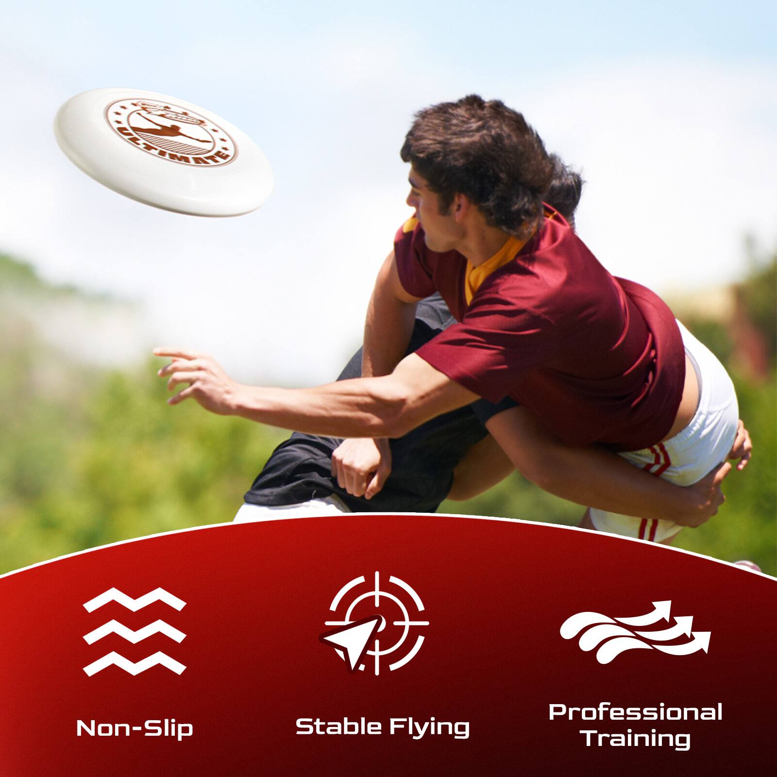 Wham O Frisbee Ultimate 175g Professional Training Disc for Competition ...